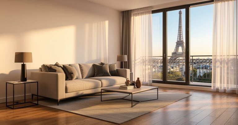 Appartement parisien meublé prêt pour location courte durée Airbnb